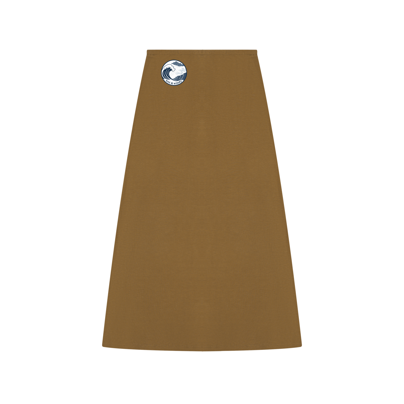 Women's Solid Color Knit Maxi Skirt