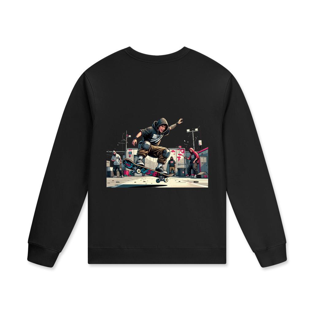 Streetwear Unisex Cotton Pullover
