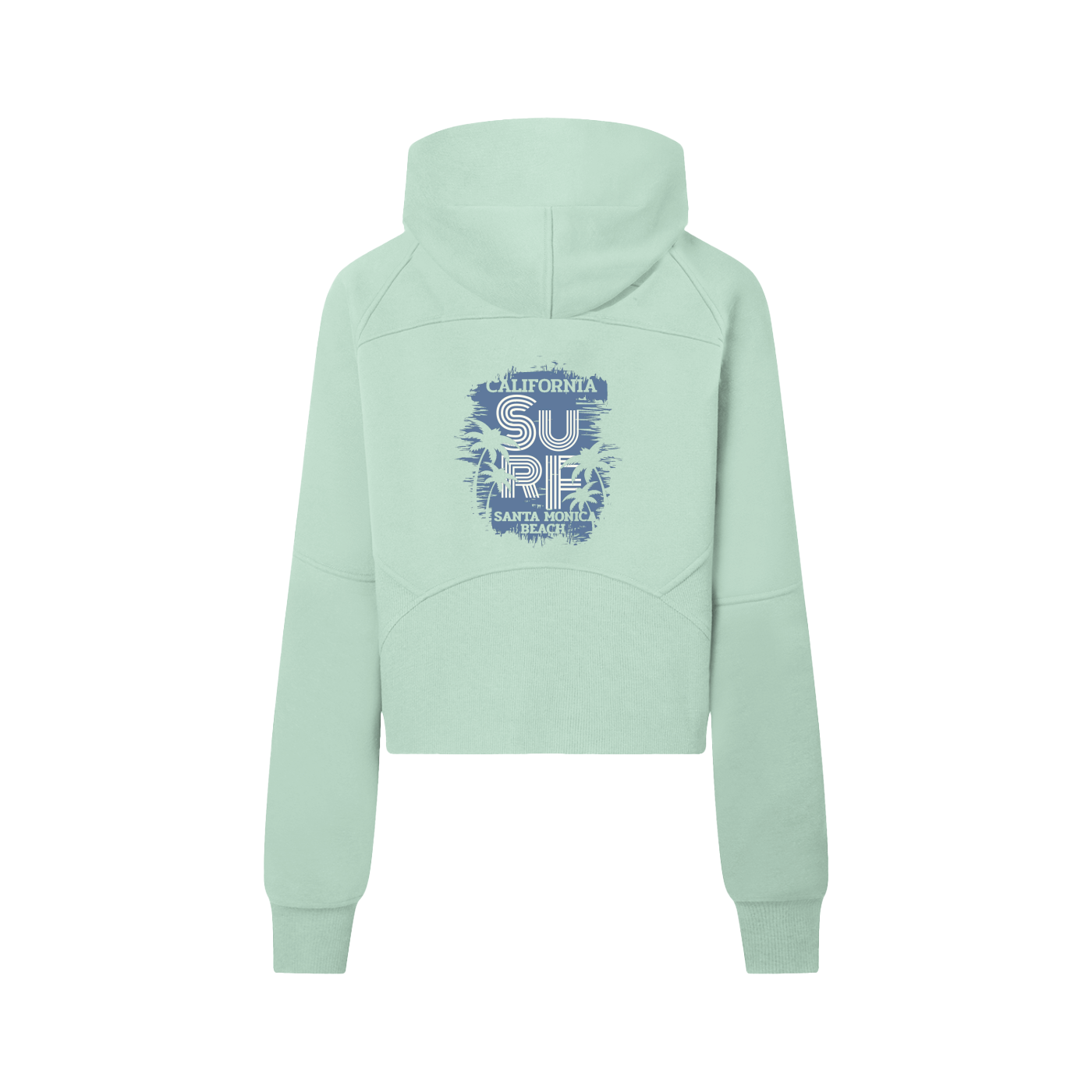 Cropped Half-Zip Hoodie