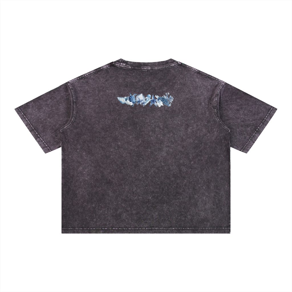 Mineral Wash Boxy Cotton T-Shirt