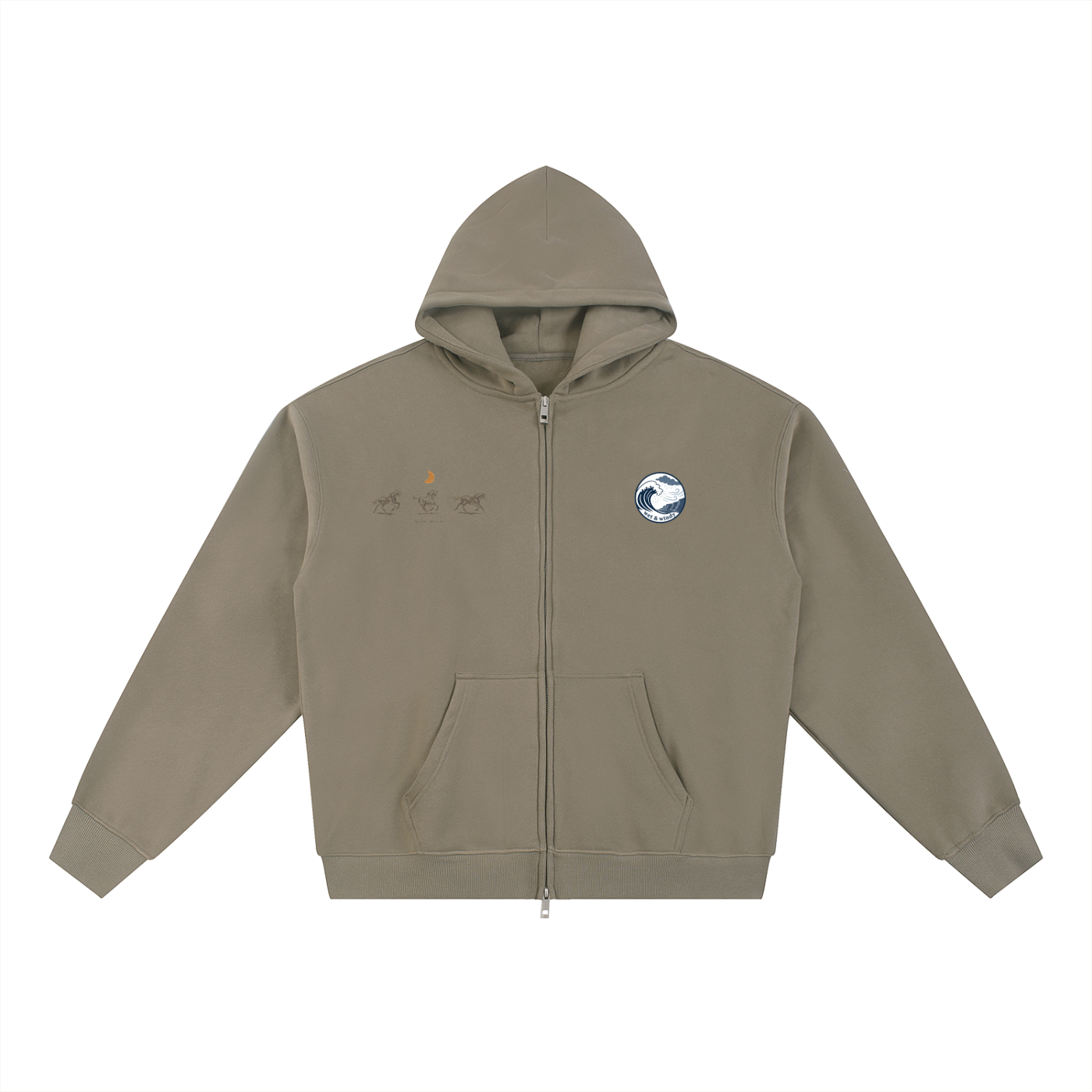 Essential Fleece Zip-Through Hoodie
