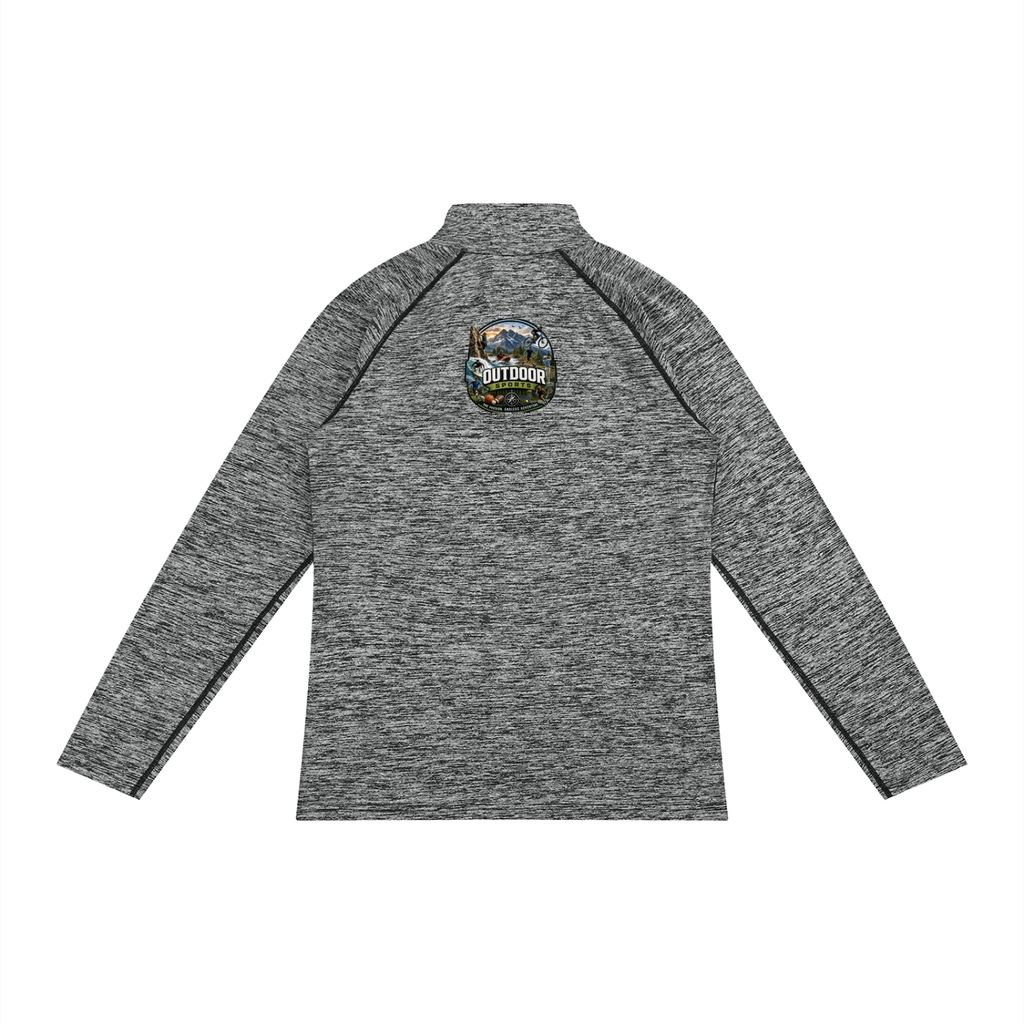 Men's Quarter-Zip Performance Long Sleeve T-Shirt