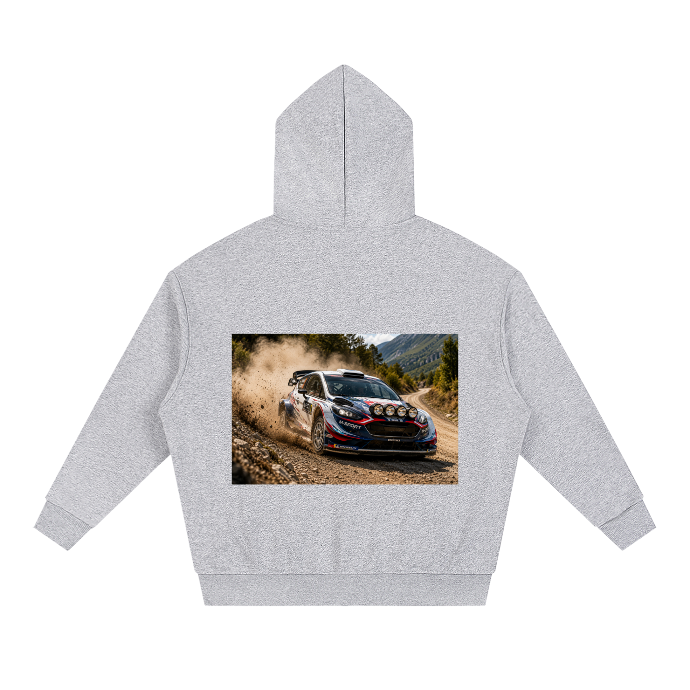 Unisex Loose Solid Full Zip Hoodie