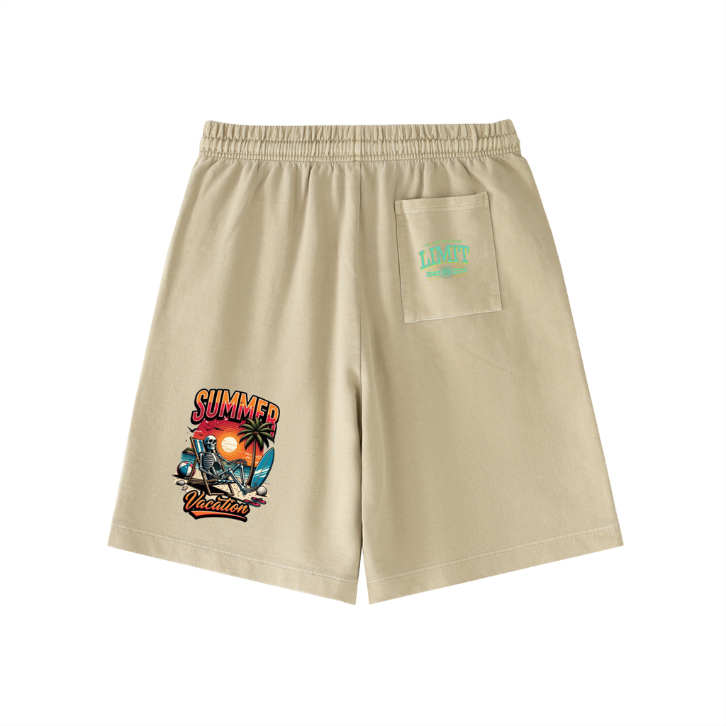 Vintage Wash Cotton Shorts