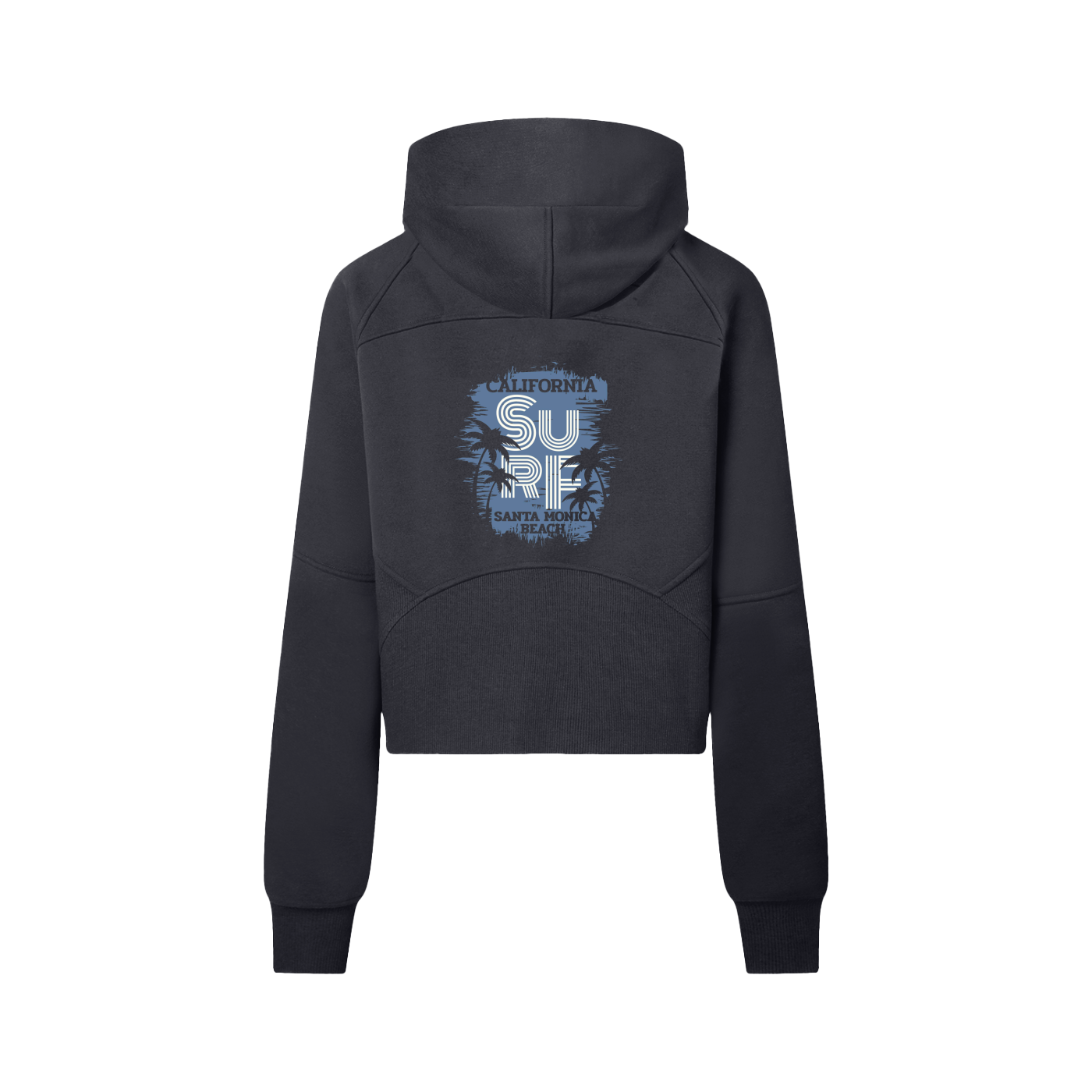 Cropped Half-Zip Hoodie
