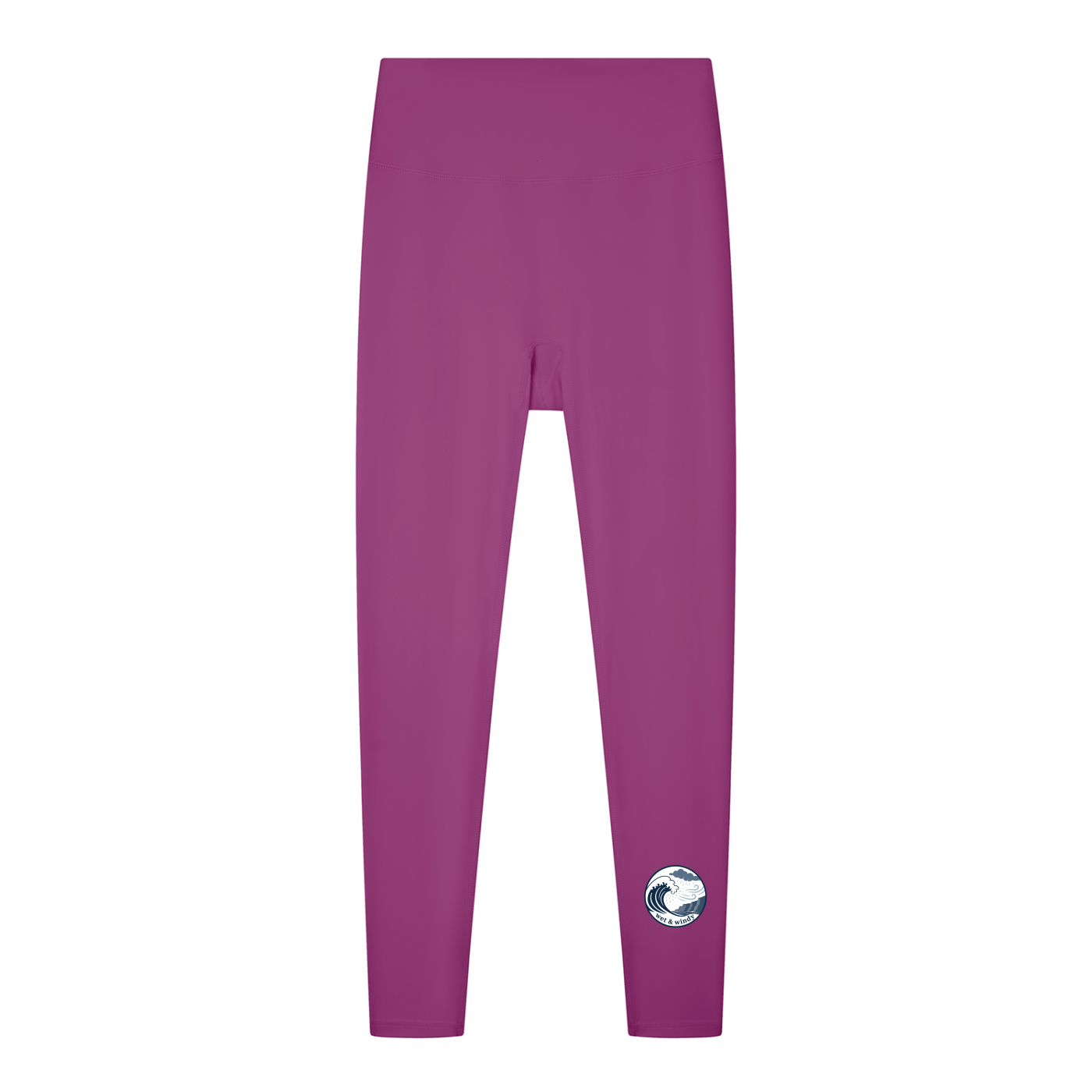 Women's Solid High Rise Leggings
