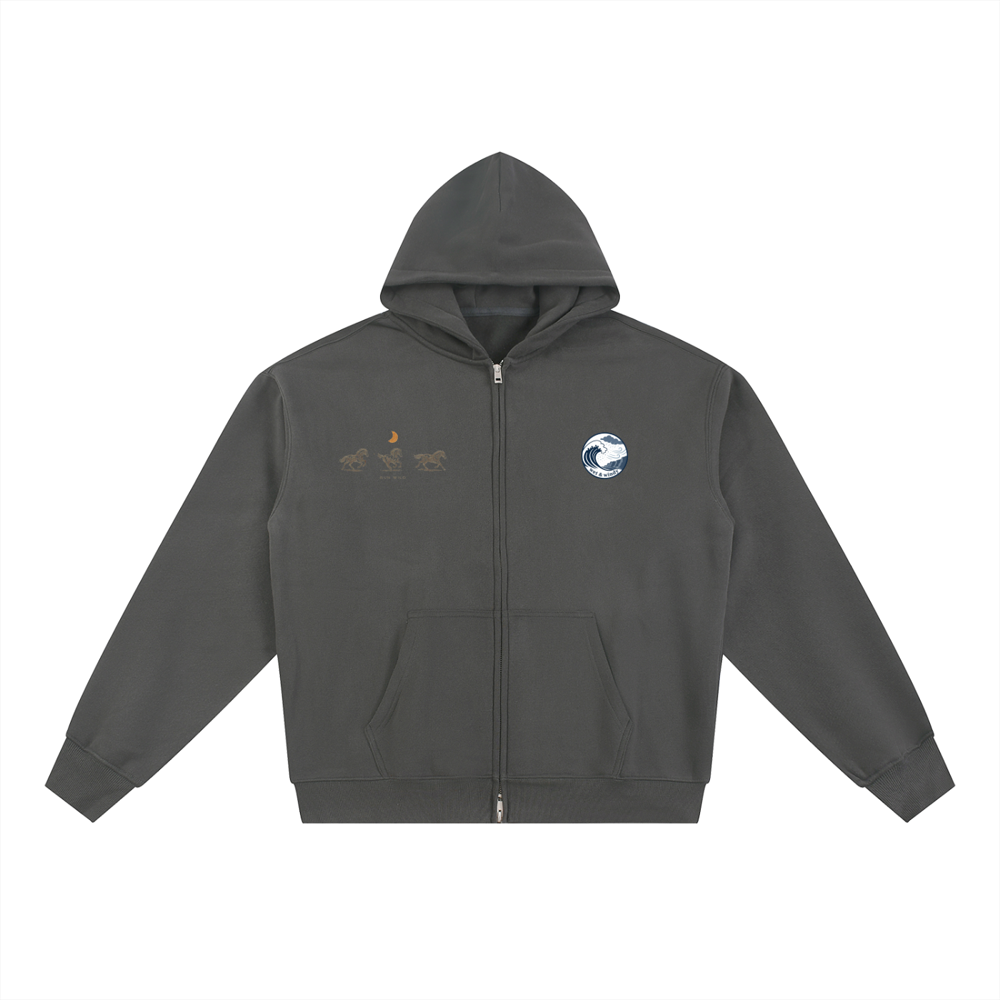 Essential Fleece Zip-Through Hoodie