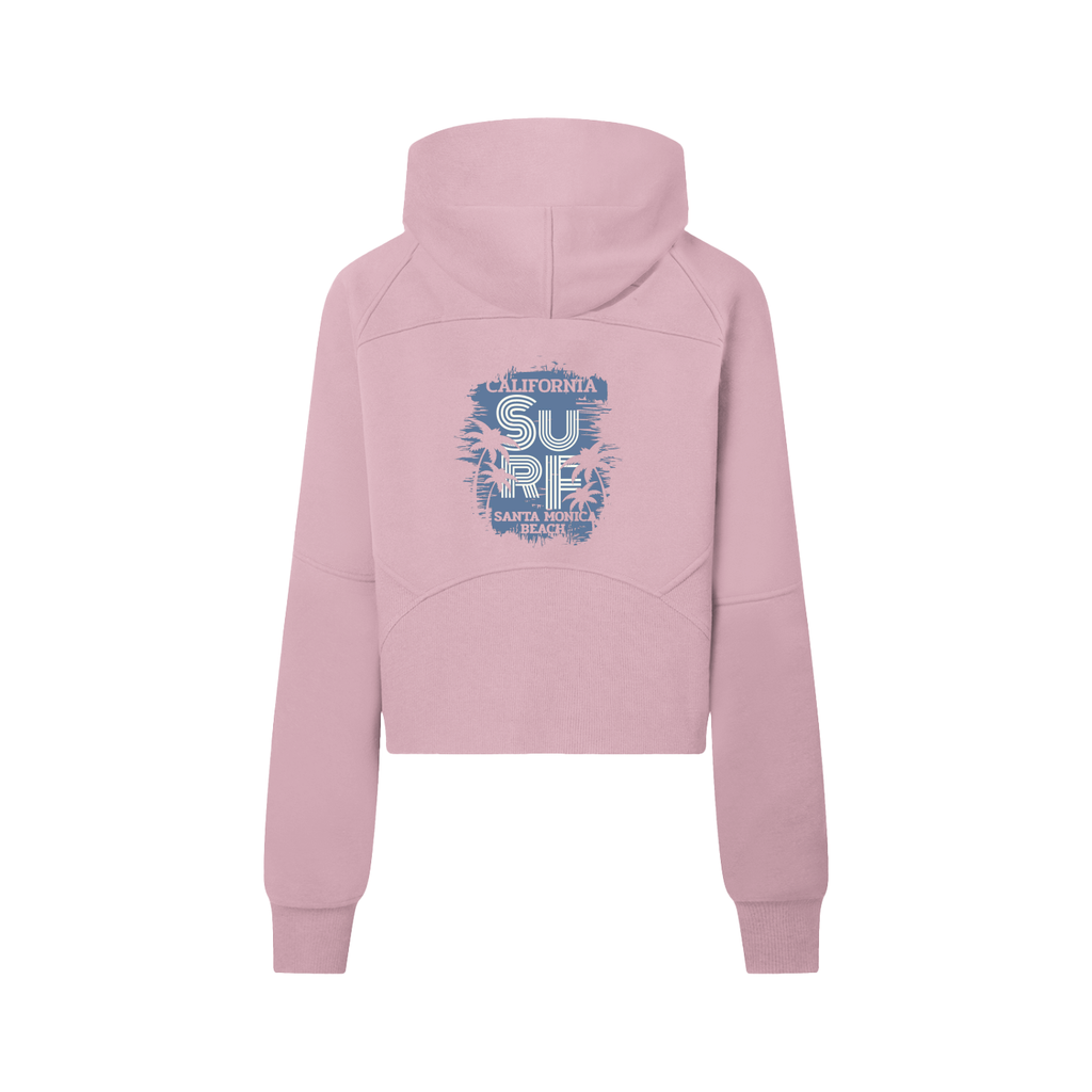 Cropped Half-Zip Hoodie