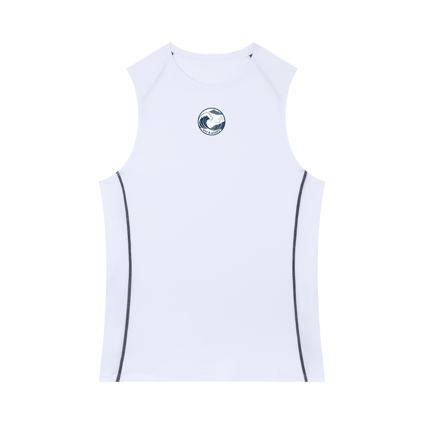 Men's Slim-Fit Topstitch Tank Top