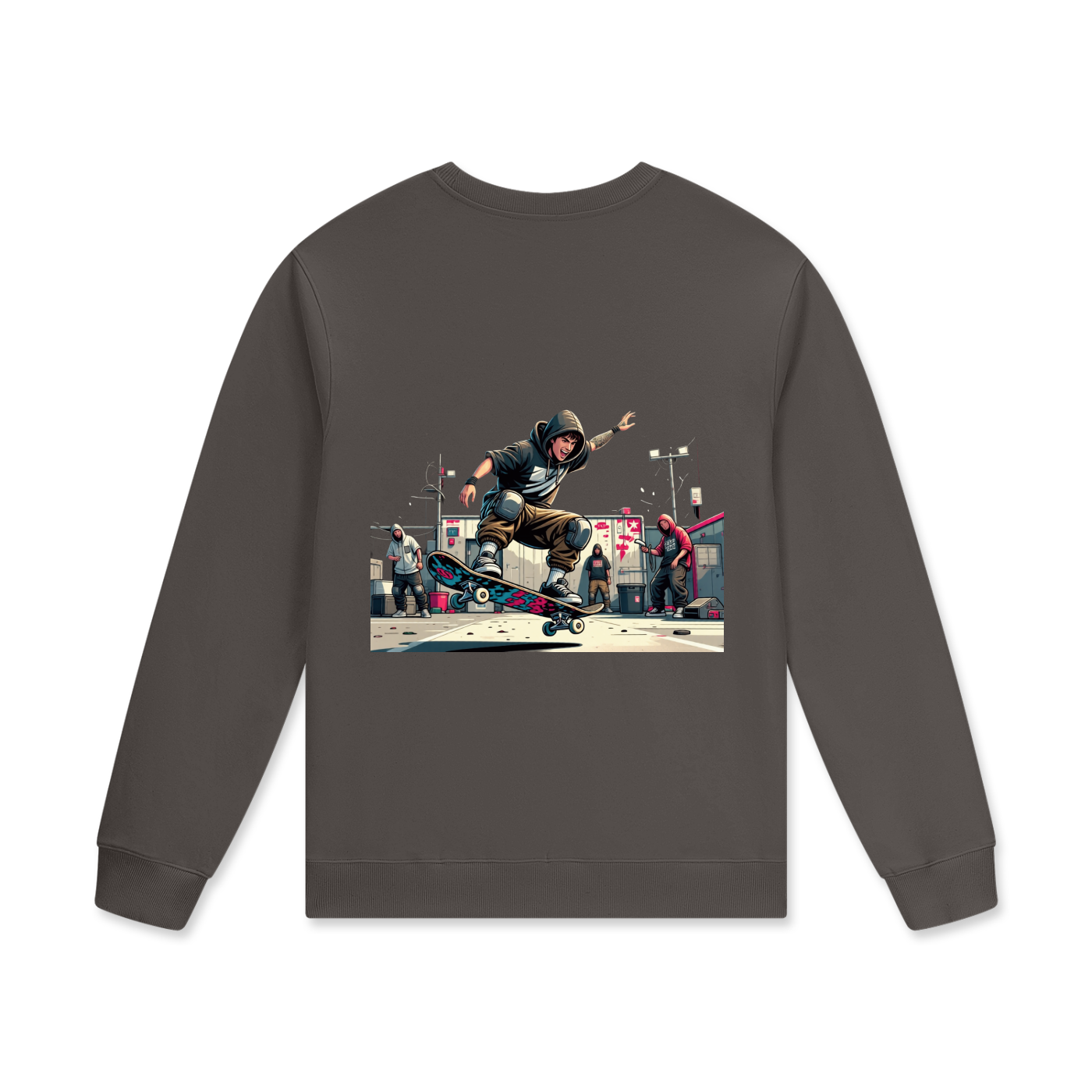 Streetwear Unisex Cotton Pullover