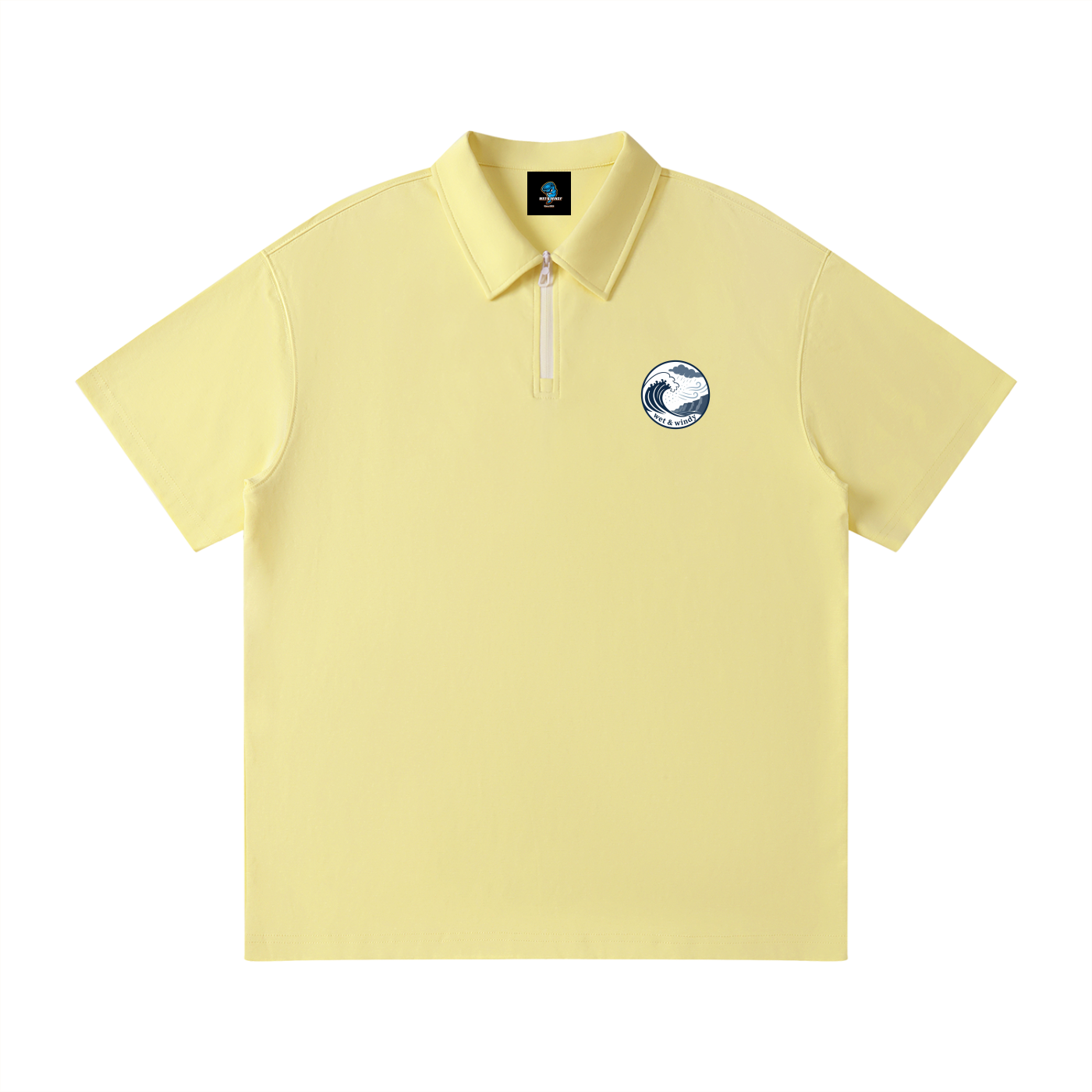 Unisex Quarter-Zip Polo Shirt