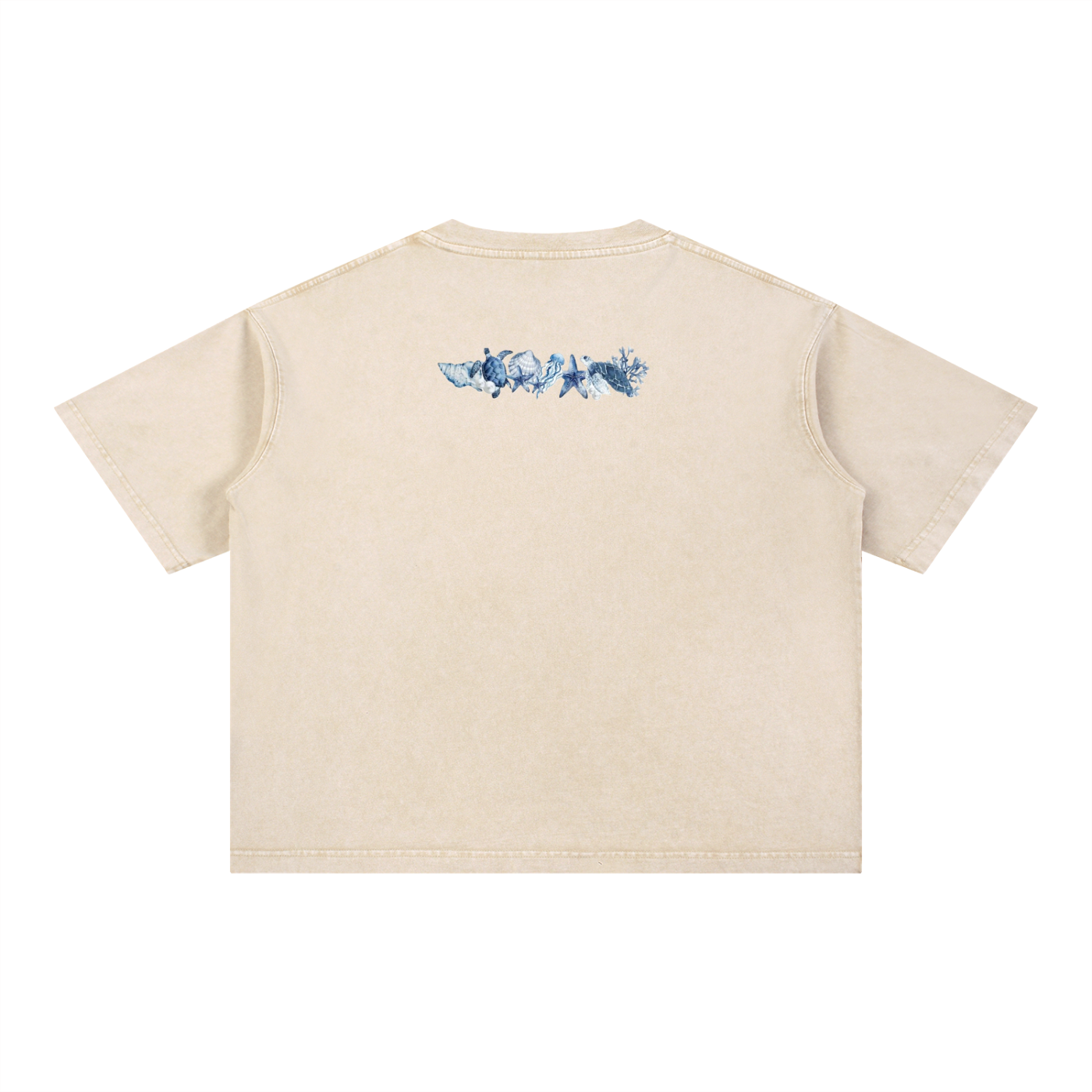 Mineral Wash Boxy Cotton T-Shirt