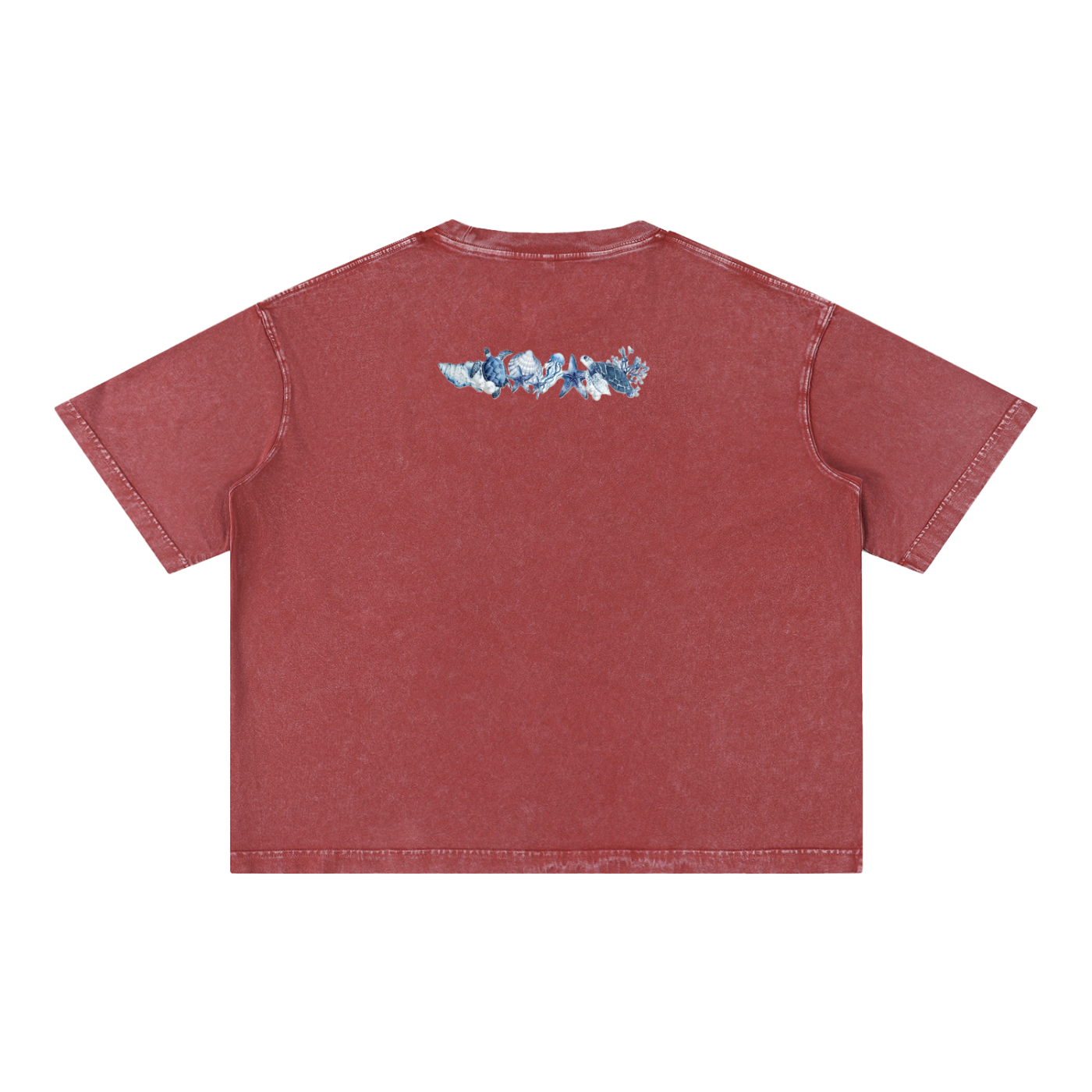 Mineral Wash Boxy Cotton T-Shirt