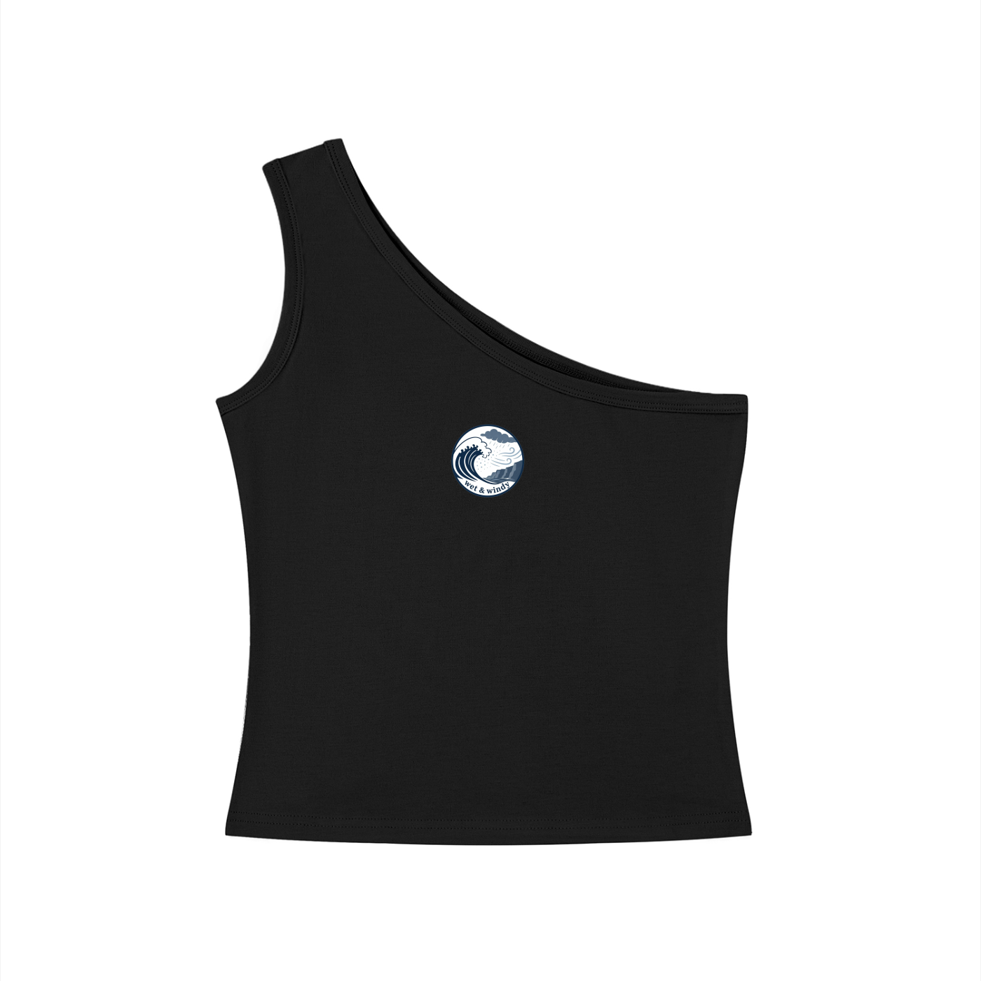 Women's One-Shoulder Crop T-Shirt