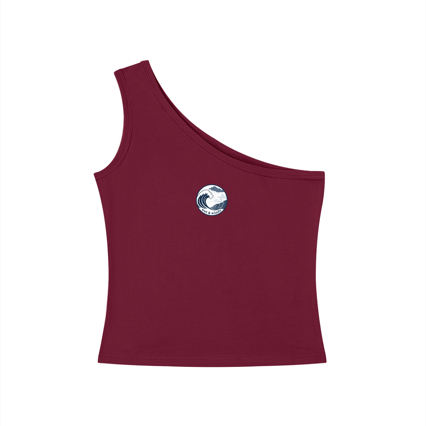 Women's One-Shoulder Crop T-Shirt