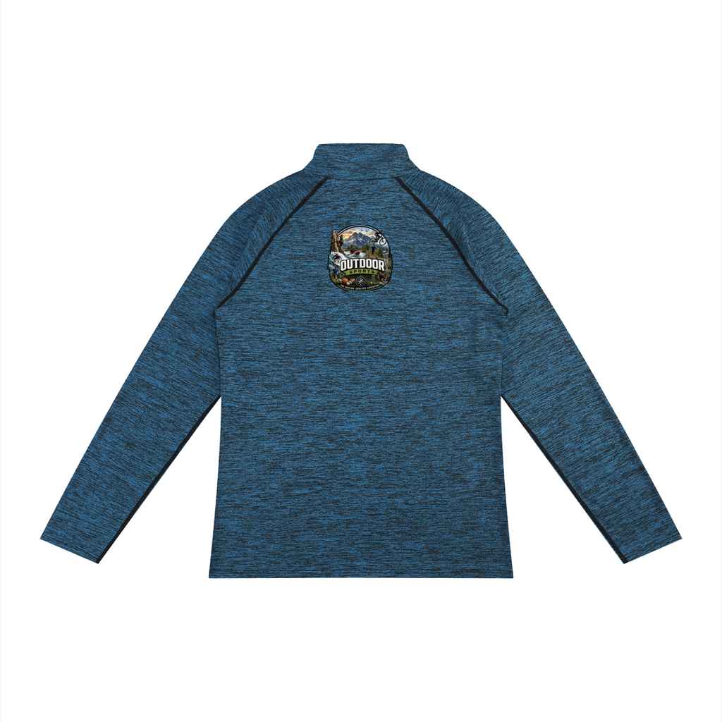Men's Quarter-Zip Performance Long Sleeve T-Shirt