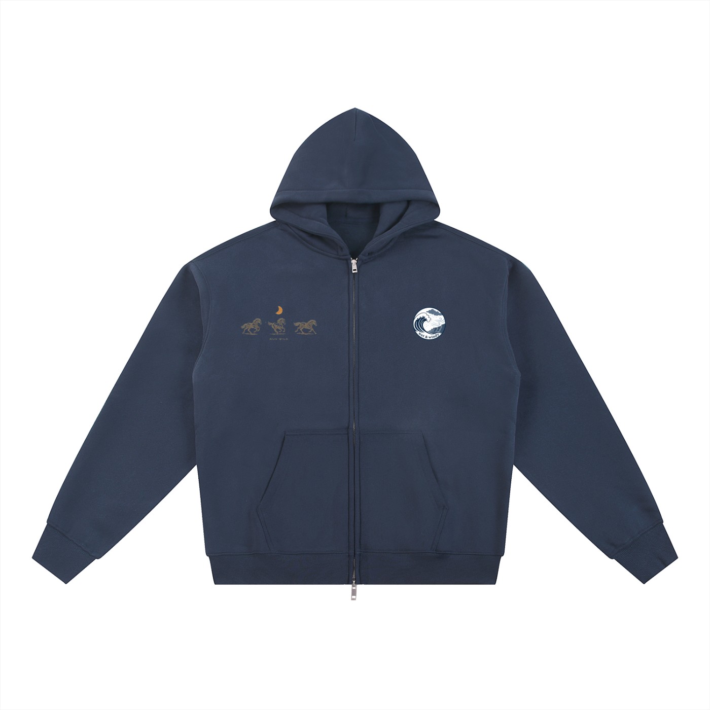 Essential Fleece Zip-Through Hoodie