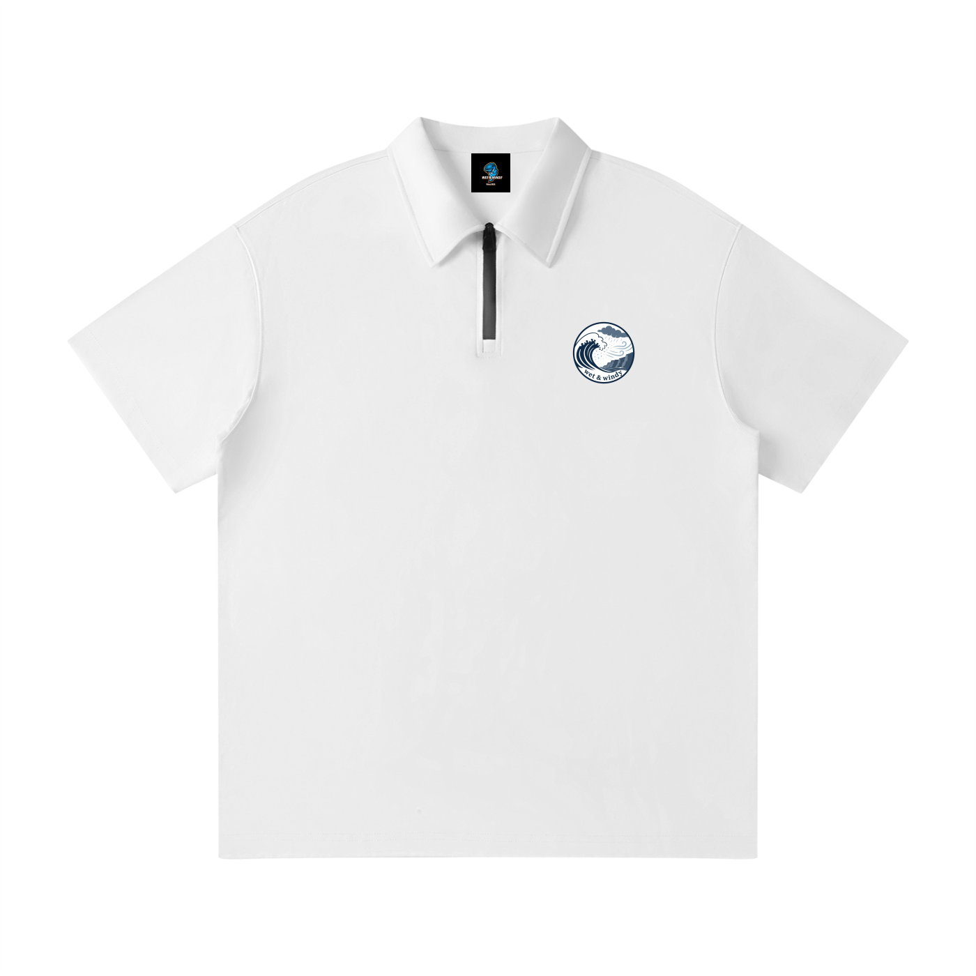 Unisex Quarter-Zip Polo Shirt
