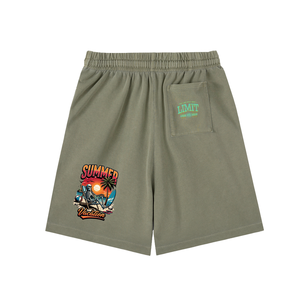 Vintage Wash Cotton Shorts