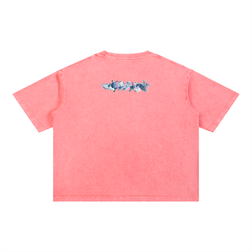 Mineral Wash Boxy Cotton T-Shirt