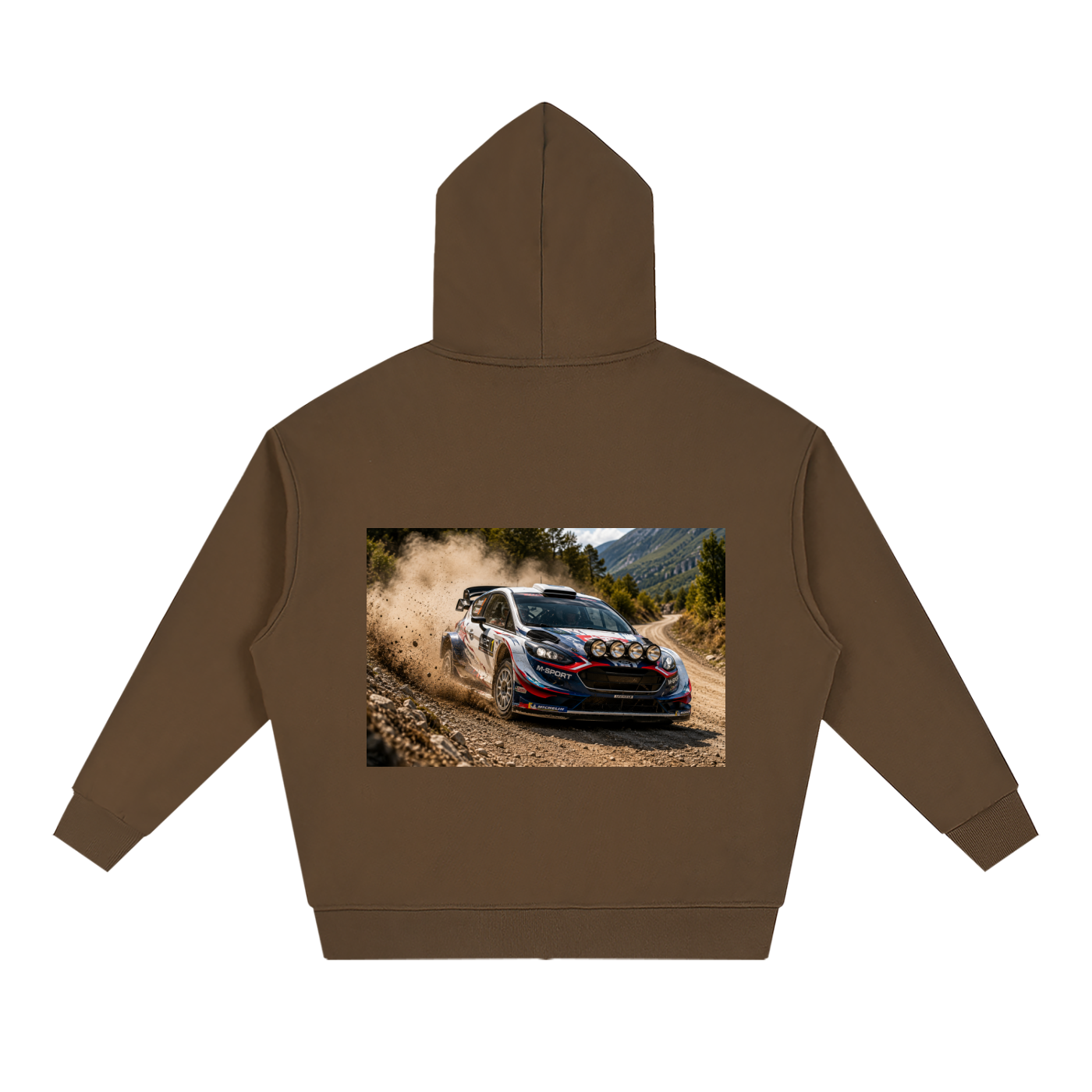 Unisex Loose Solid Full Zip Hoodie
