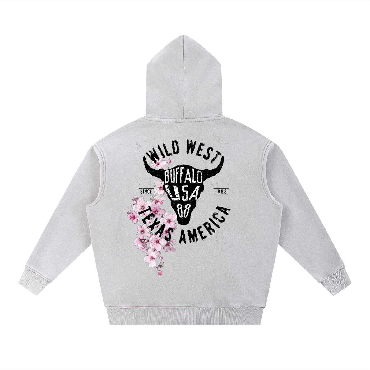 Snow Wash Fleece Oversize Hoodie
